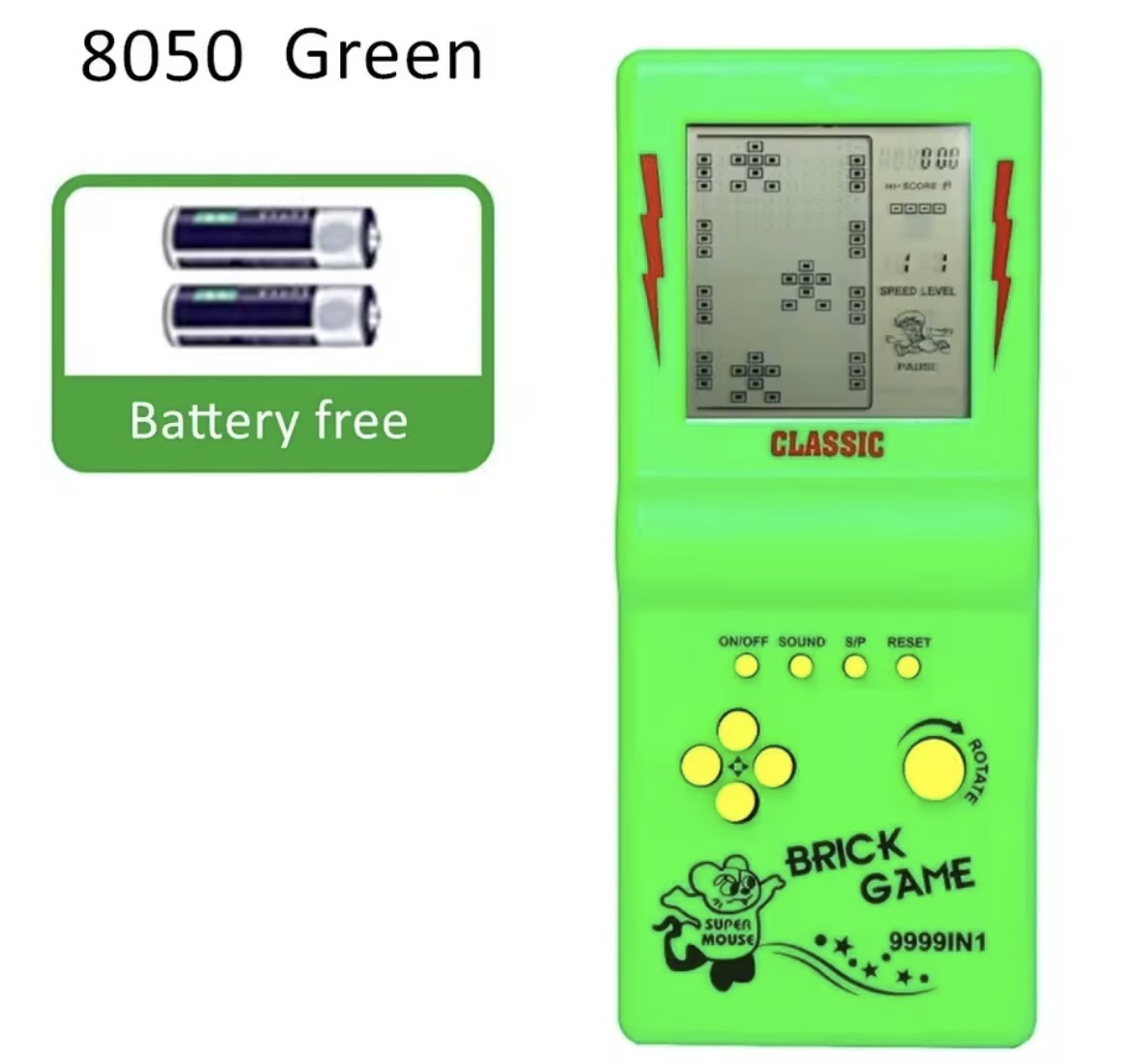3.5" Game Console For Tetris Console Retro Handheld