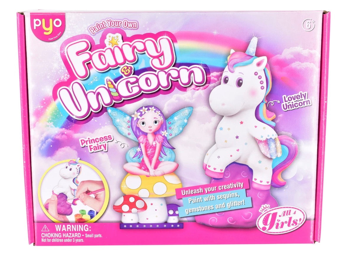 Fairy and Unicorn Paint Your Own Set Craft Kit