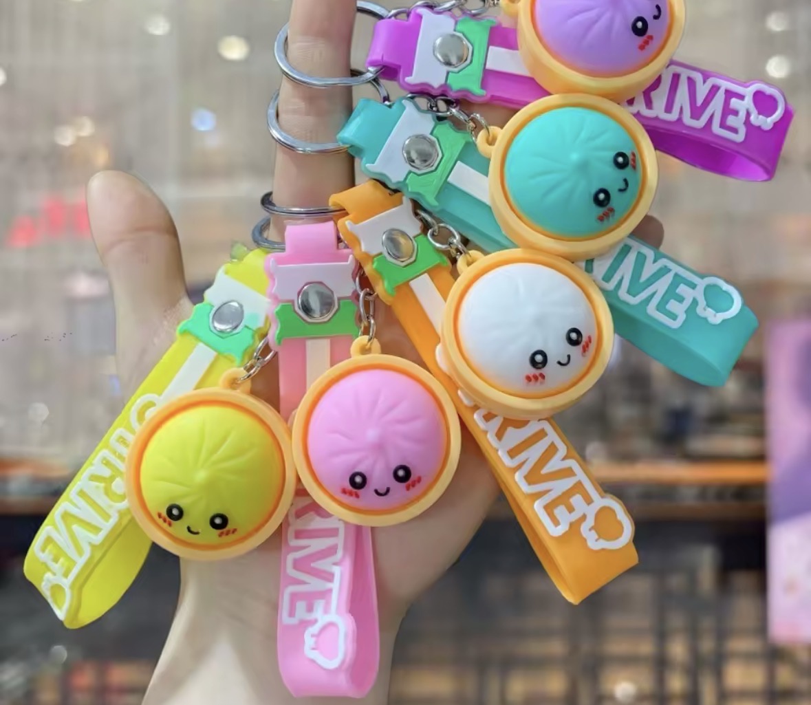 Dumpling Keychain x3