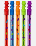 5 x Dinosaur Bubble Wands Swords 35cm Fruit Scent