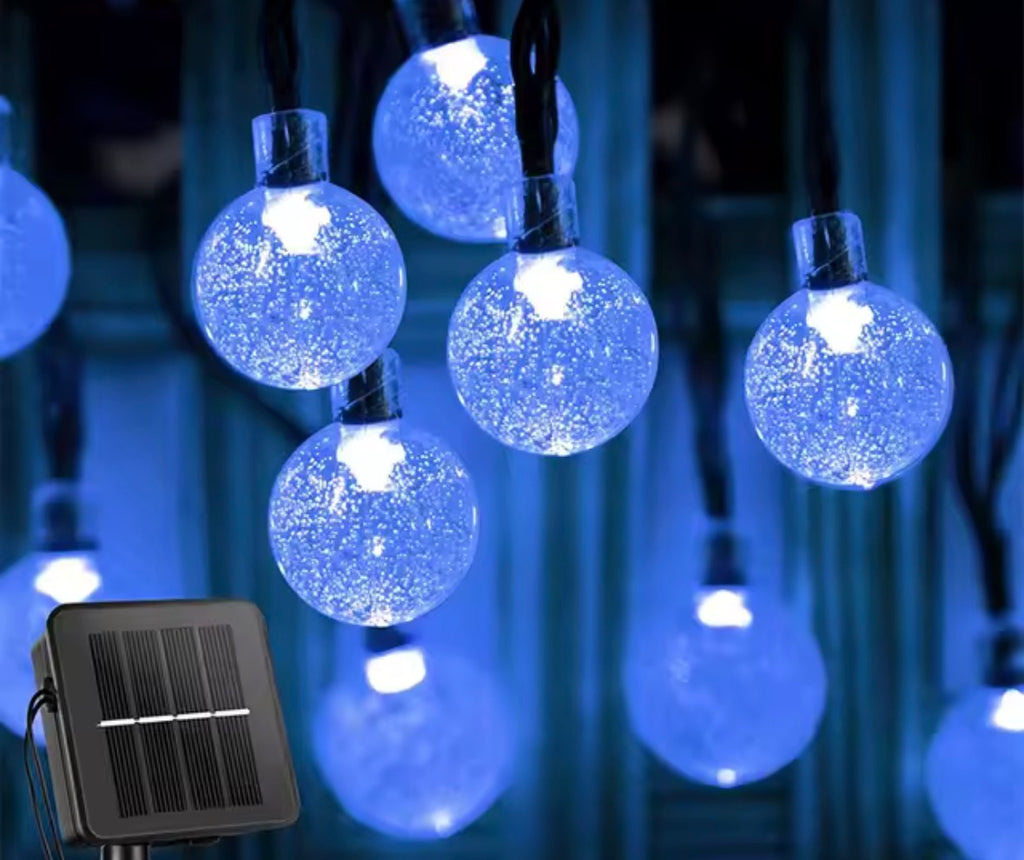 200 Led Crystal Globe Solar Light
