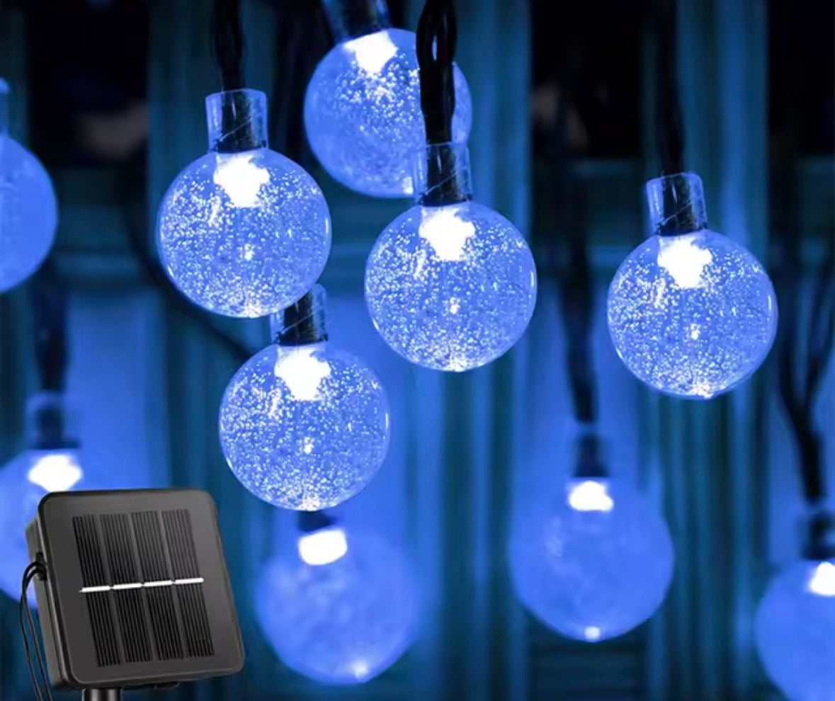 200 Led Crystal Globe Solar Light