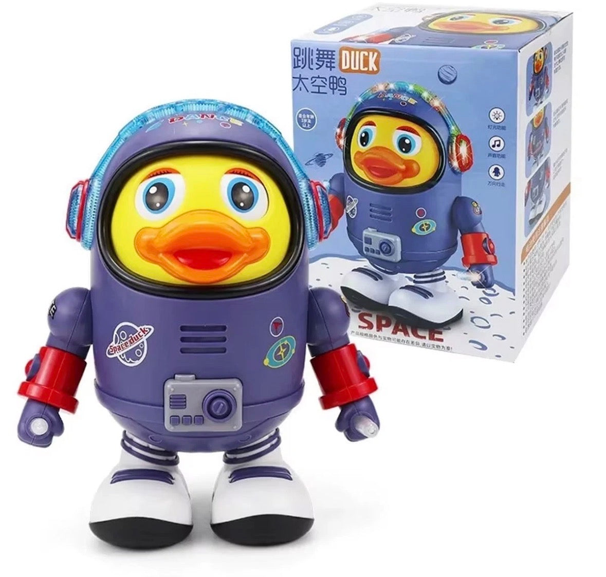 Electric Space Duck Music Move Walk Dancing