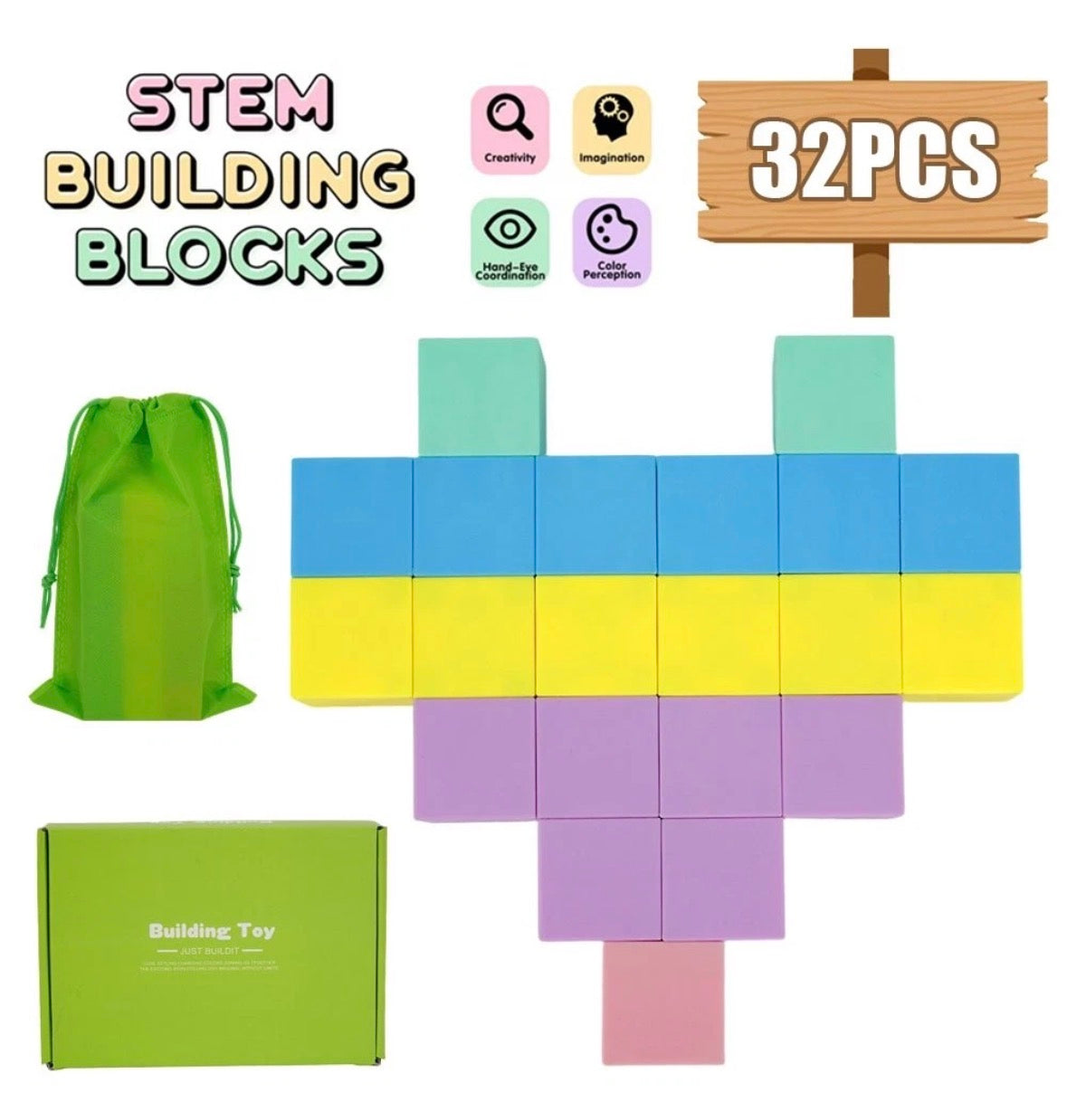Magnetic Building Blocks 32PCS