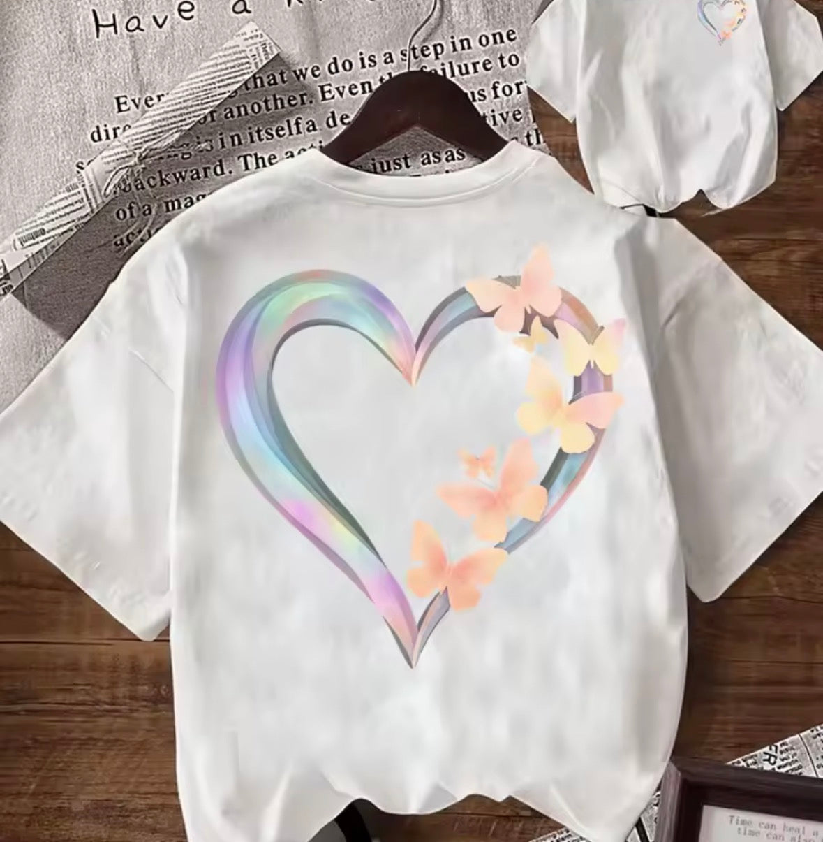 Heart Printed T-Shirt