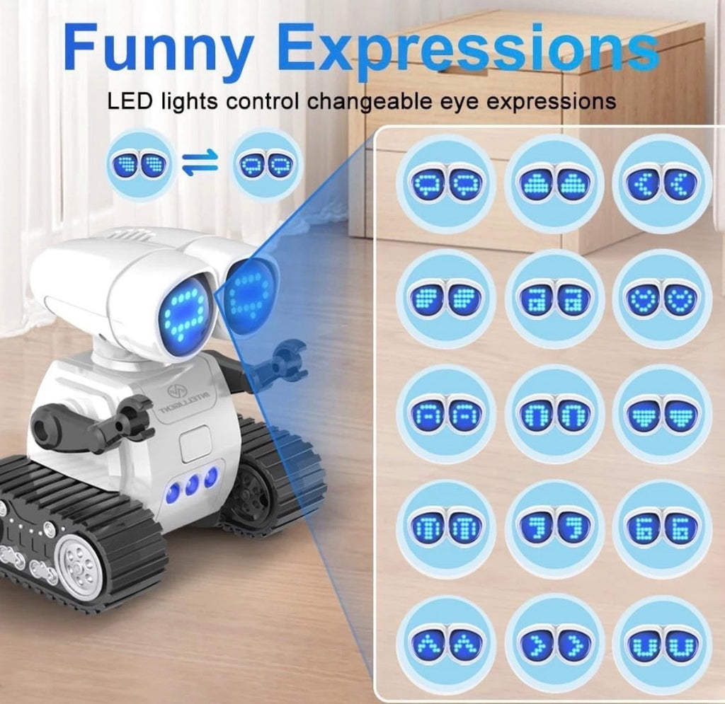 Smart Interactive Voice Controlled Robot Toy With LED Eyes