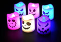 6pcs Halloween Led Ghost Pumpkin Candle Light