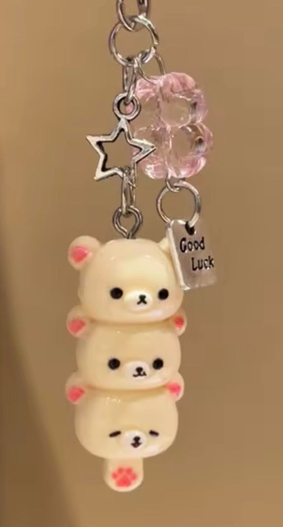 Bear Charm Keychain