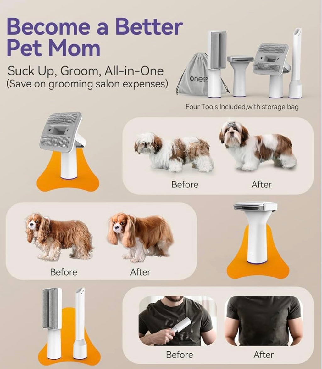 Dog Hair Removal Vacuume Kit