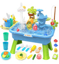 Water Table, Fishing Game Toy Kitchen Play Sink