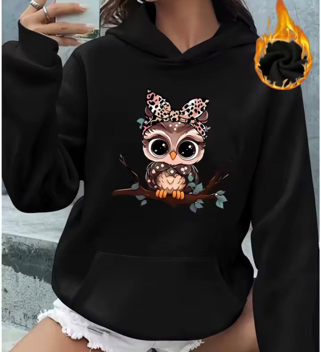 Cute Owl Hoody