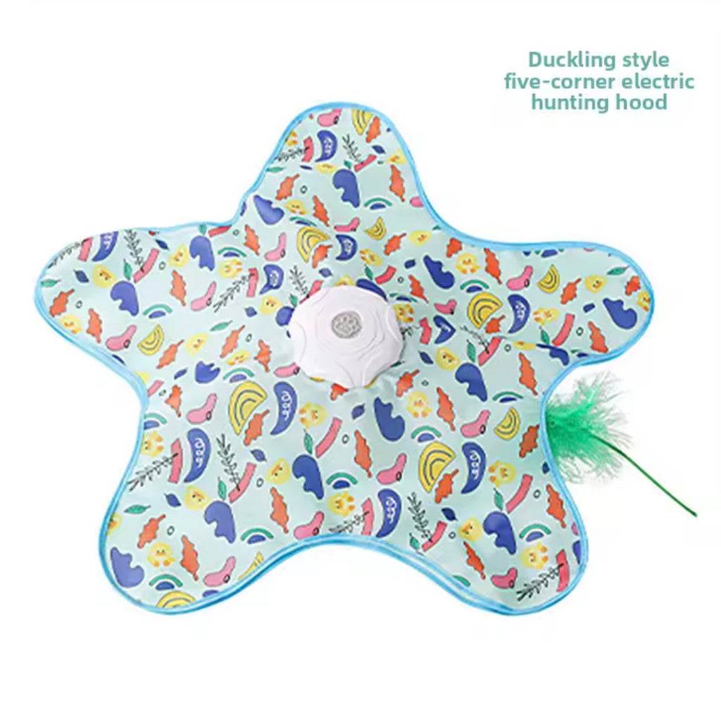 Interactive Hide and Seek Cat Toy with Mouse Squeaky Motion