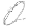 925 Sterling Silver Mouse Chain Bangle