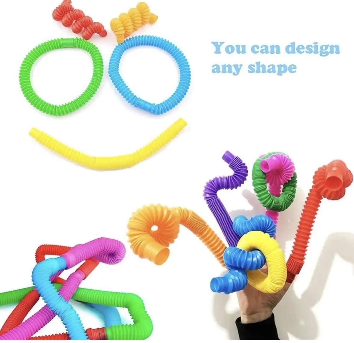 8pcs Fidget Pop Tube