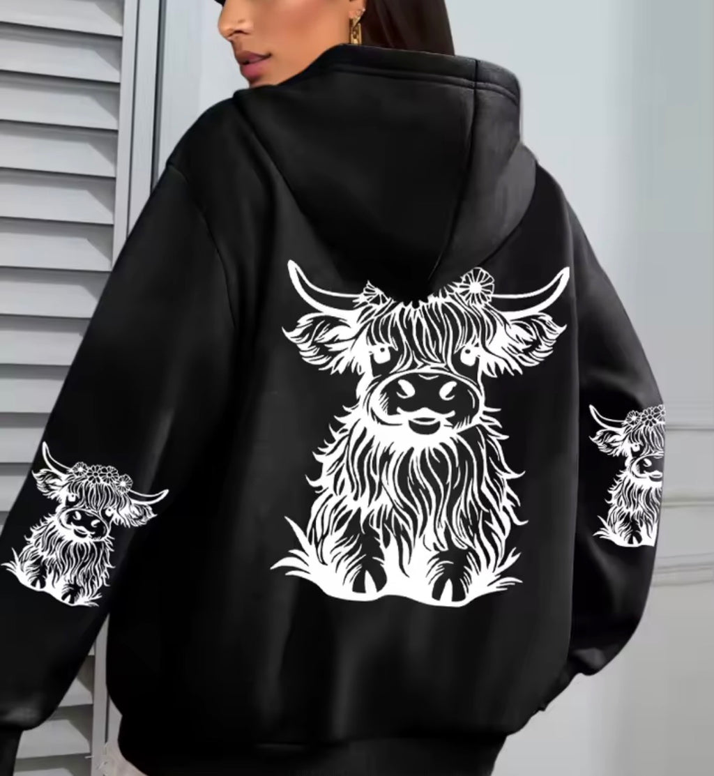 Highland Cow Hoody