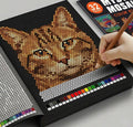 32page Mysterious Mosaic Pixel Coloring Book