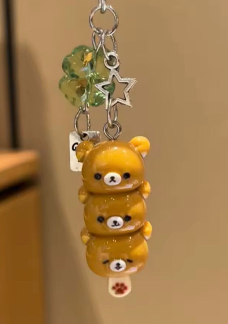 Bear Charm Keychain