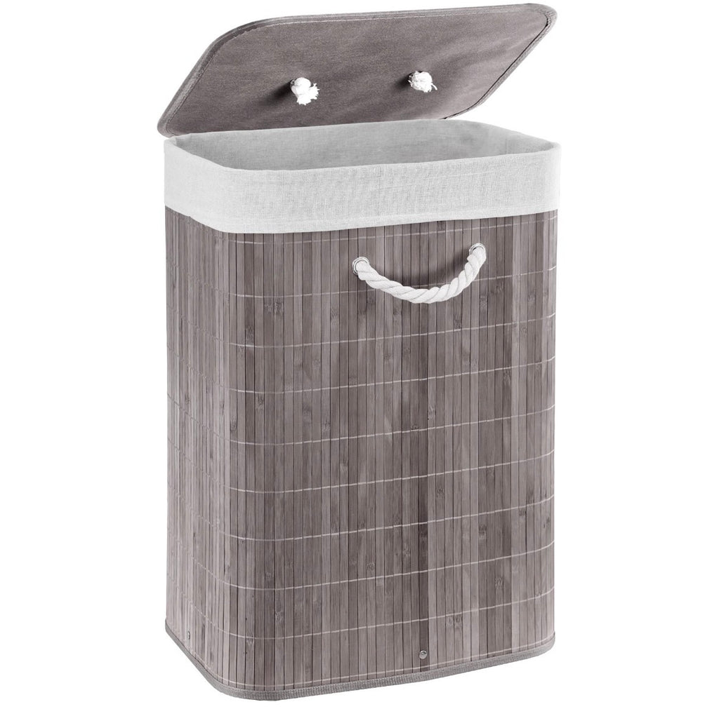 Bamboo Laundry Basket with Lid