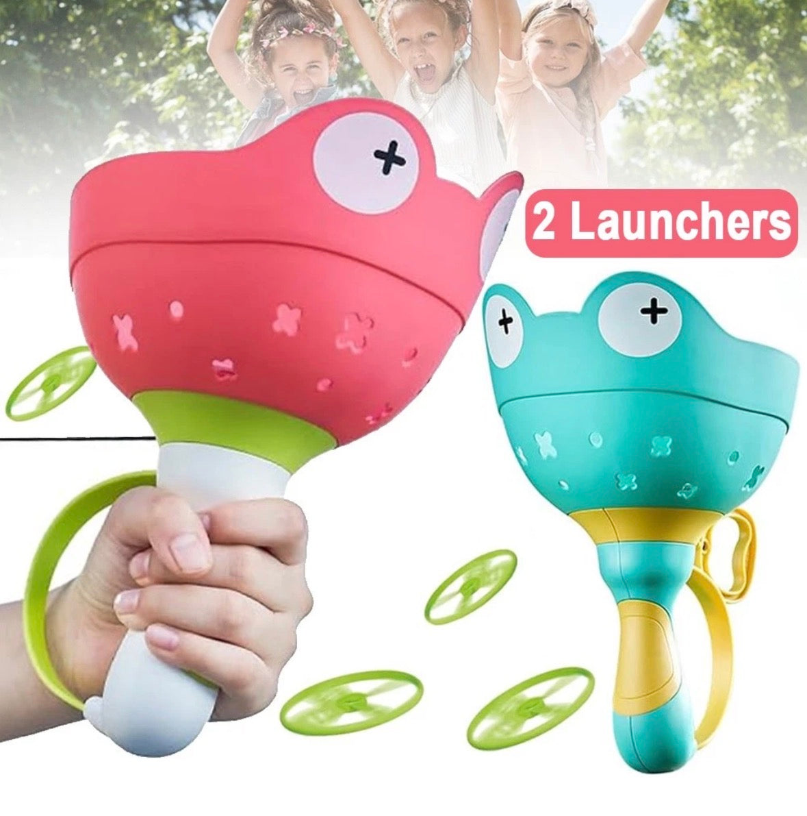 Flying Disc Propellers Launcher Toy