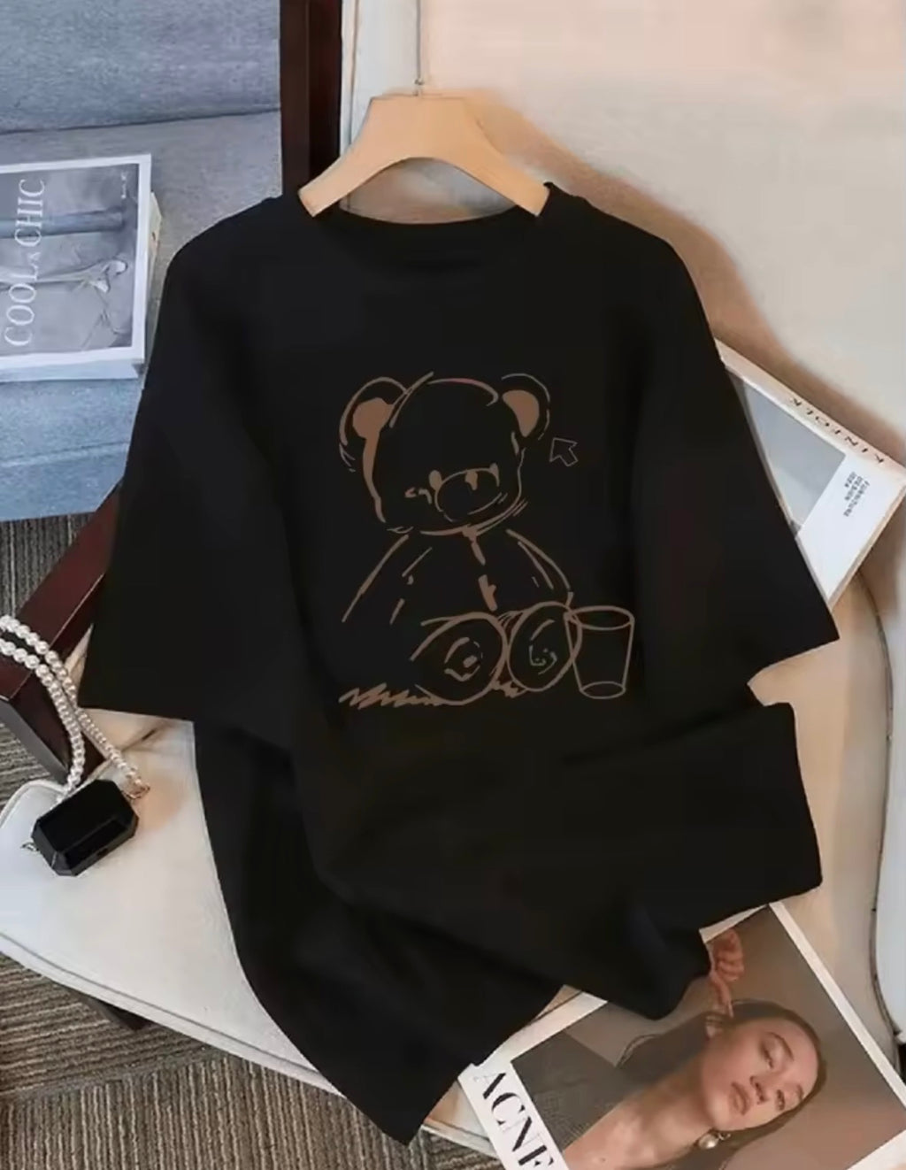 Bear Print T-Shirt