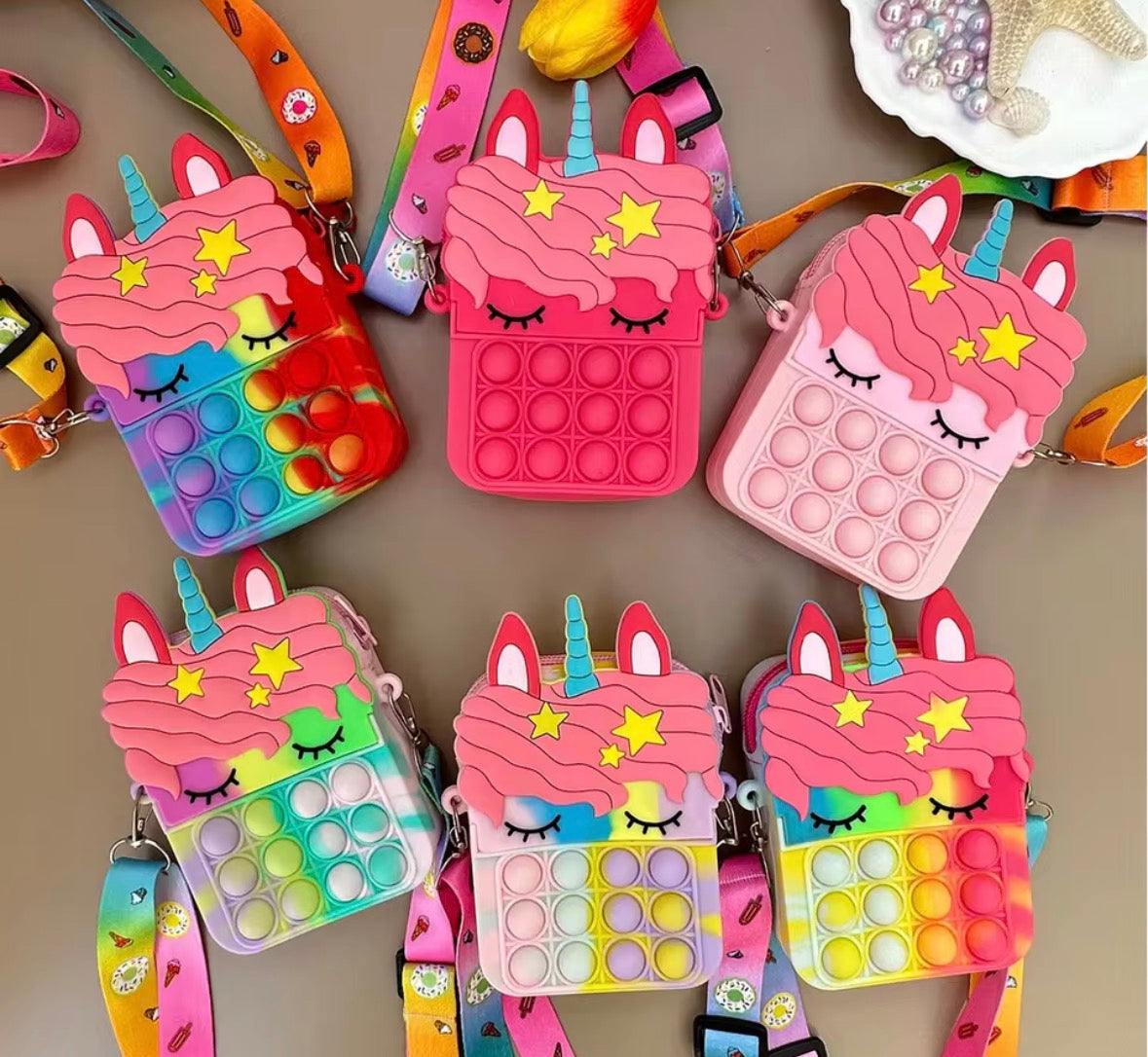 Unicorn Popit Bag