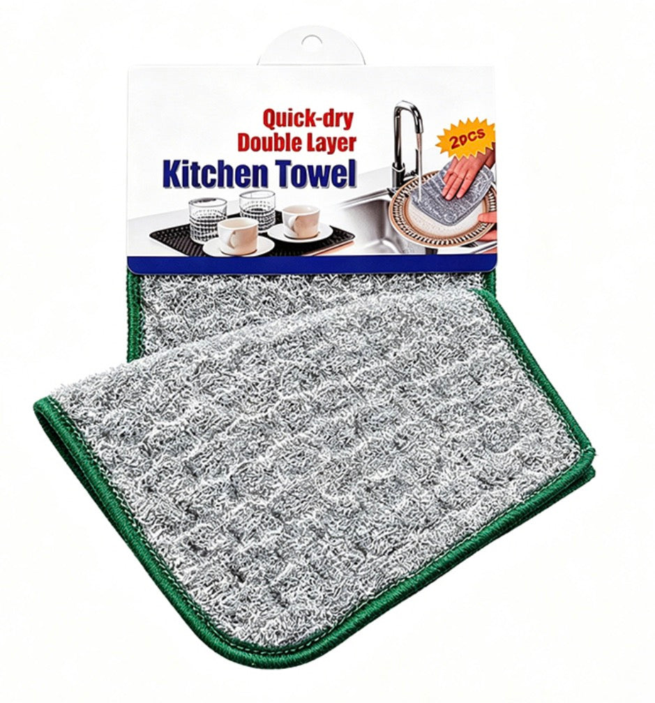 2 Pack Dishwashing Cleaning Cloths