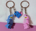 2PC Lego Keychain