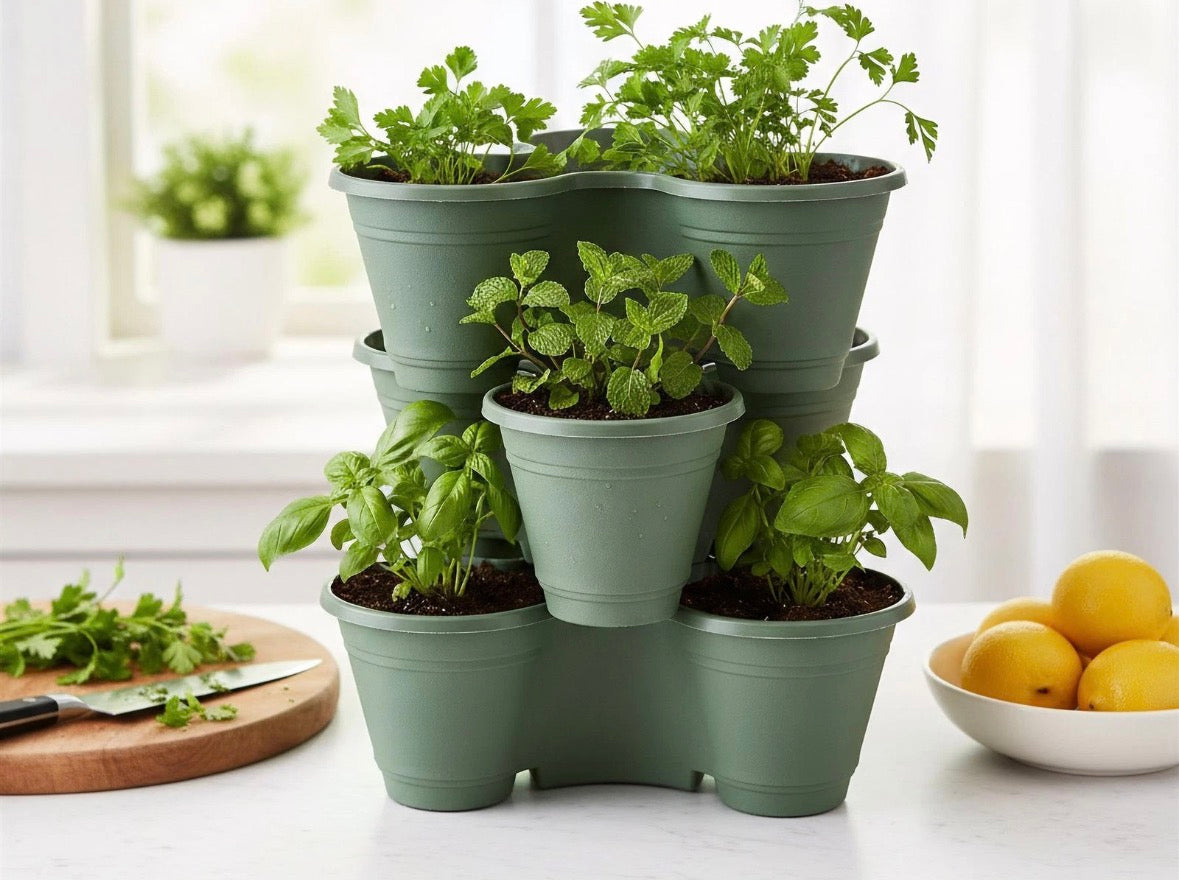 Stackable Planters Set of 6