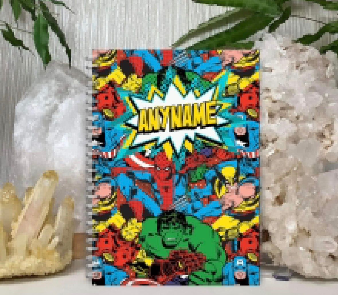Personalized Superhero A5 Notebook