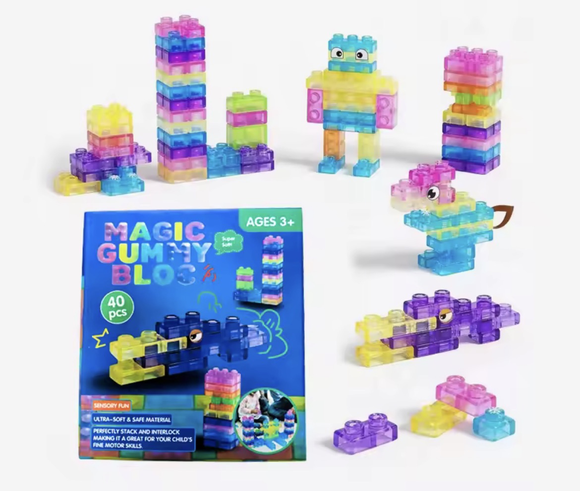 Magic Gummy Bloc Soft Building Blocks