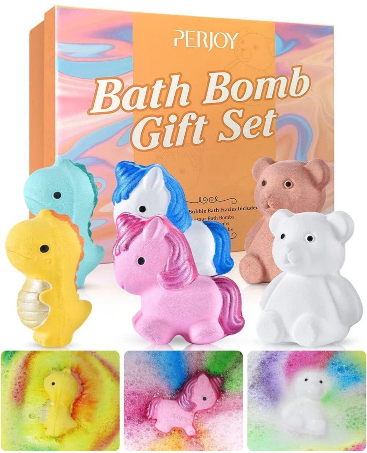 6 Bath Bombs