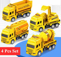 4 Pack Pull Back Cars