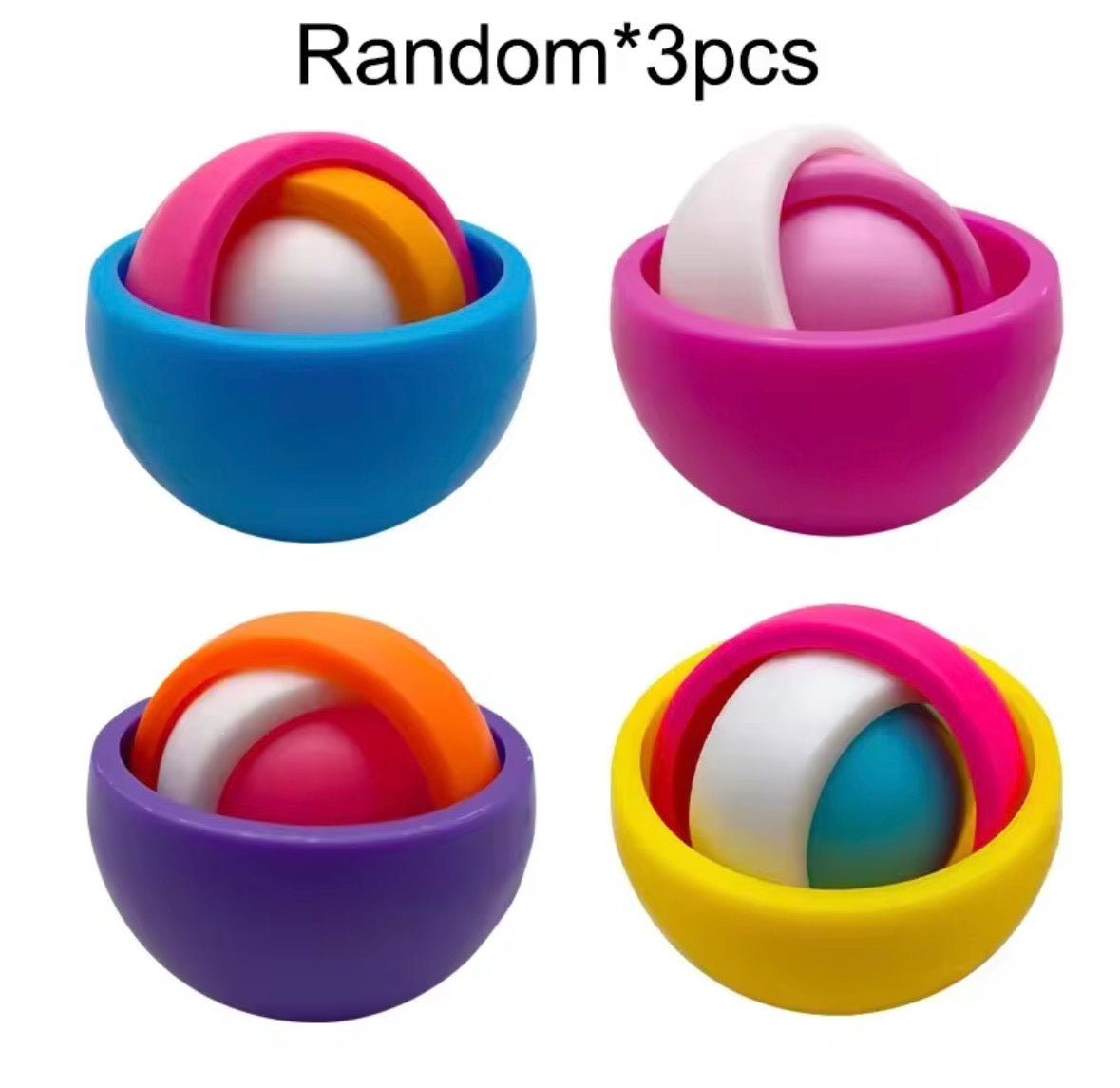 3D Rotating Ball Gyroscope Fidget