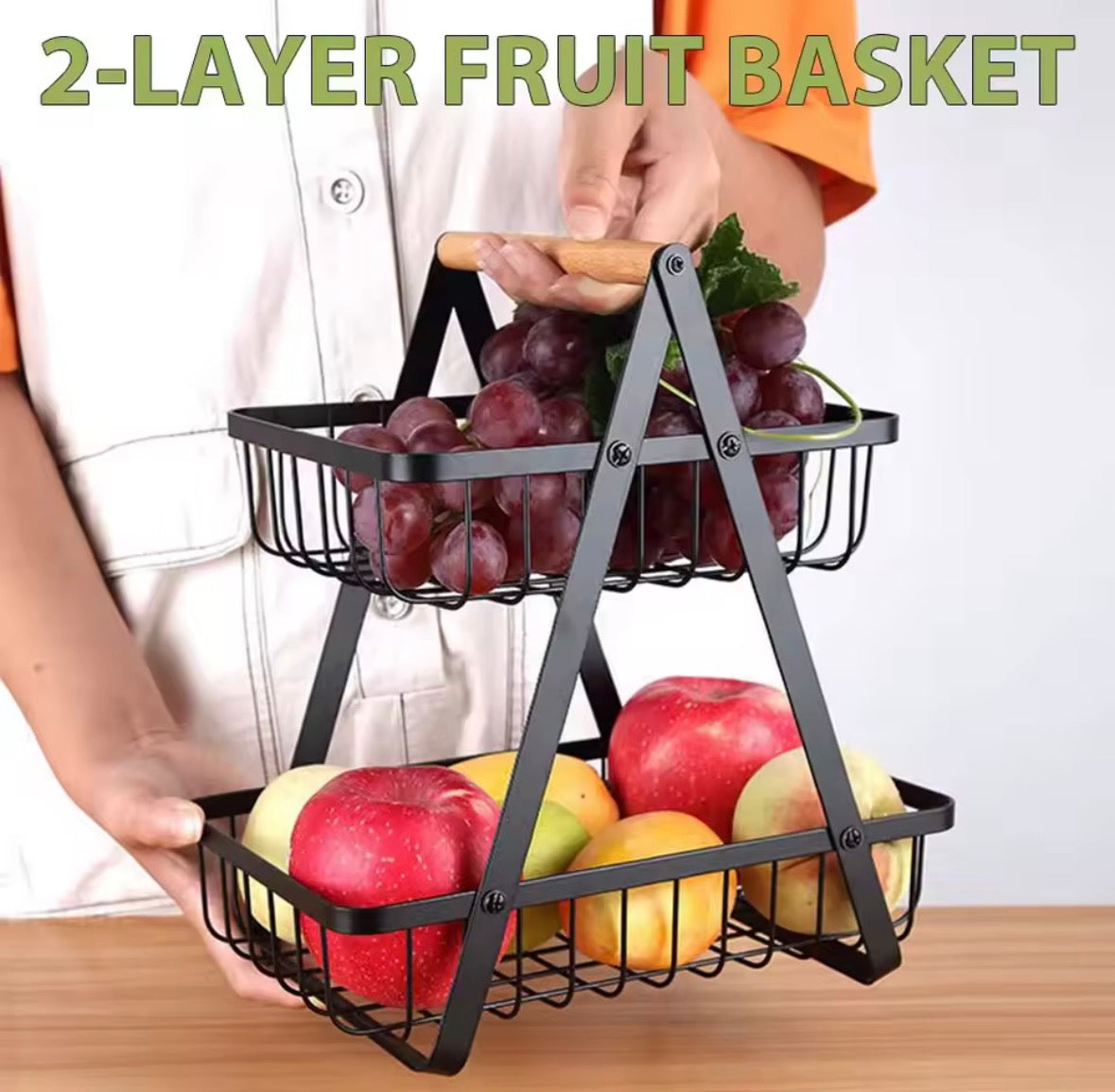 2 Tier Fruit Basket