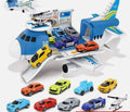 Cargo Plane With 8 Min Cars&1Helicopter