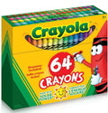 Crayola Crayons Assorted Colors 64 Count
