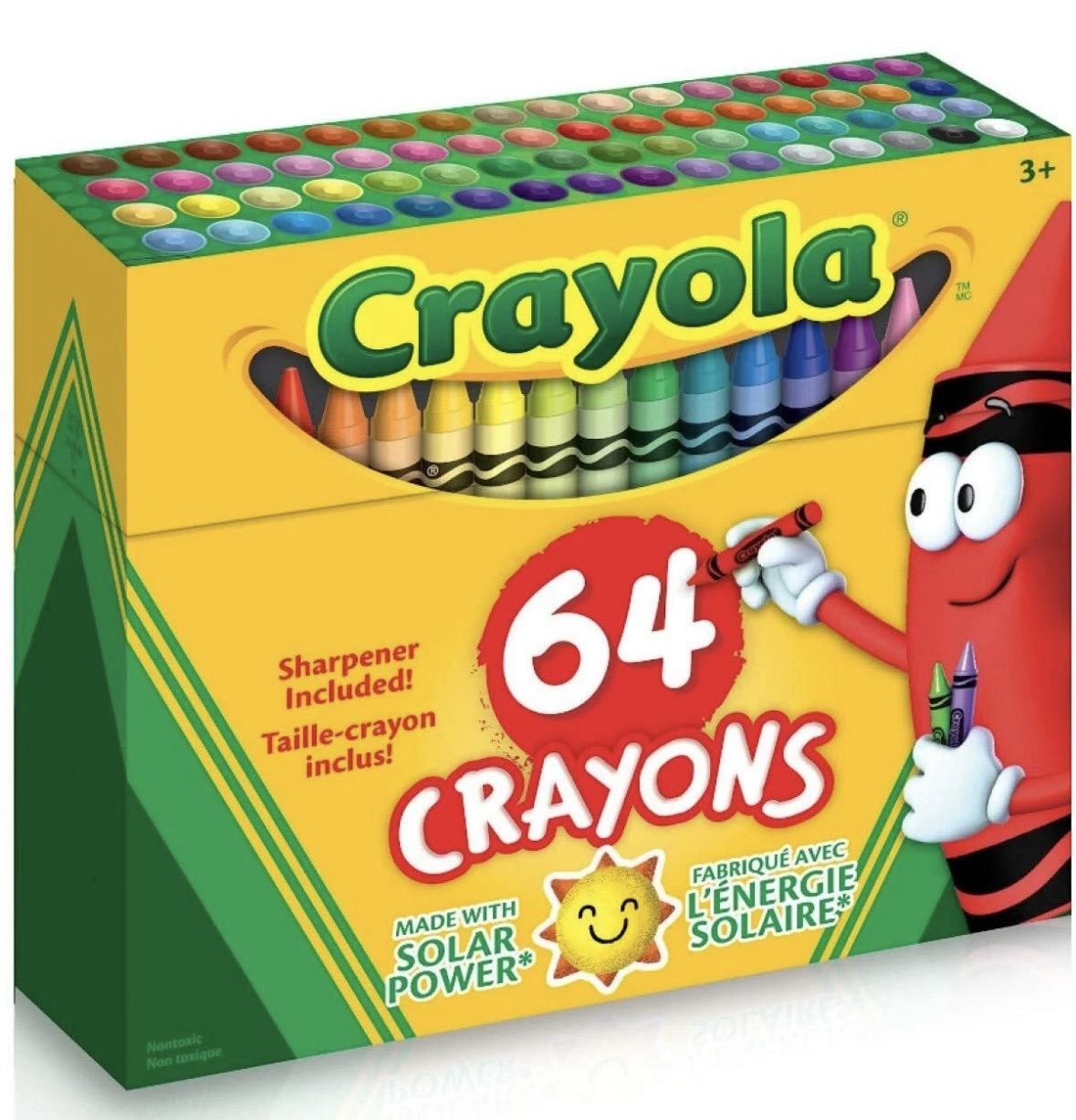 Crayola Crayons Assorted Colors 64 Count