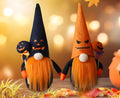 2PC Halloween Gift Plush Tomte Charming Gnome Decor