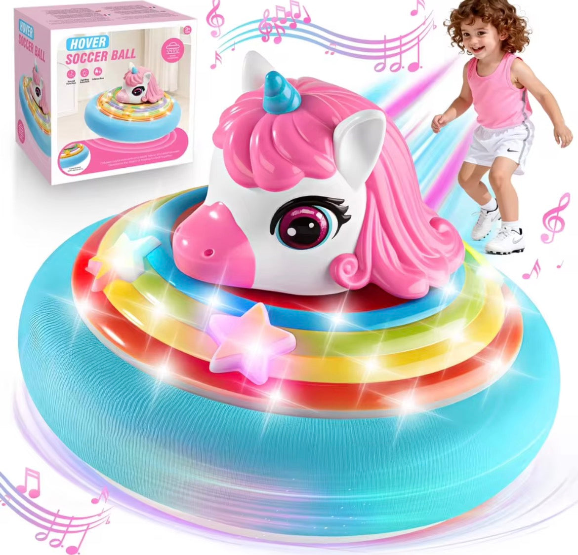 Unicorn Hoover Soccer Ball
