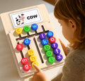 Wooden Word Spelling Moving Board