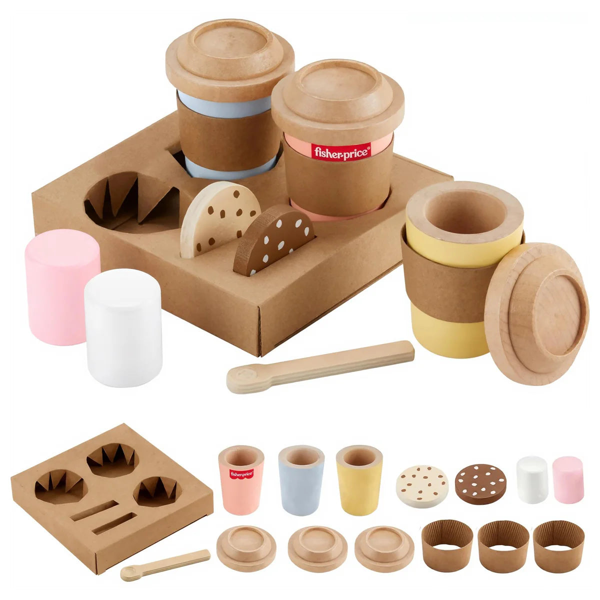 Wooden Coffee To Go Set