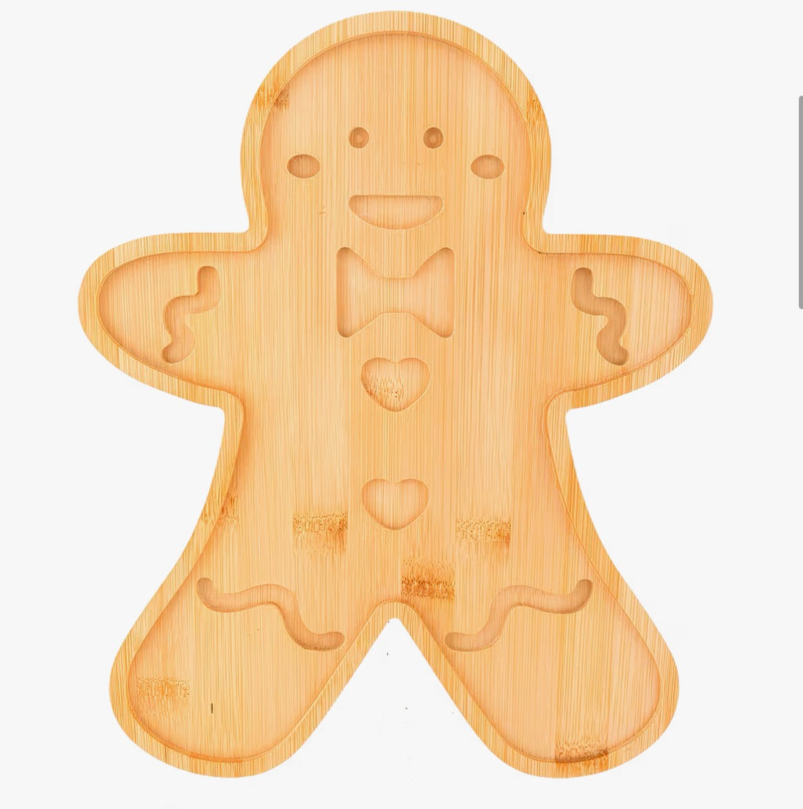 Gingerbread Man Shaped Wooden Chopping Board