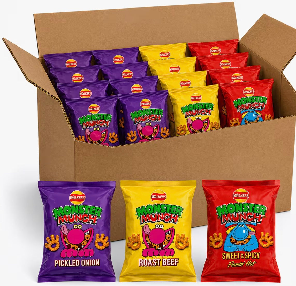 Box of 24 Monster Munch