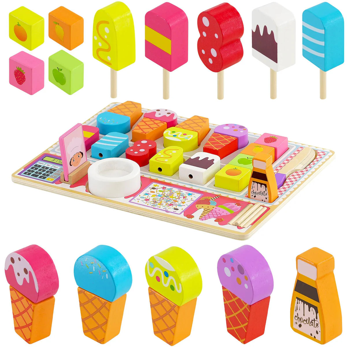 Wooden Ice Cream Shop