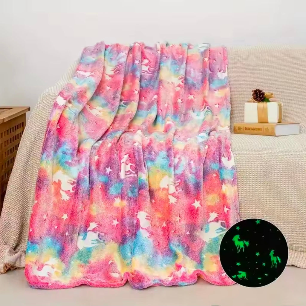 Hot Cartoon Luminous Blanket