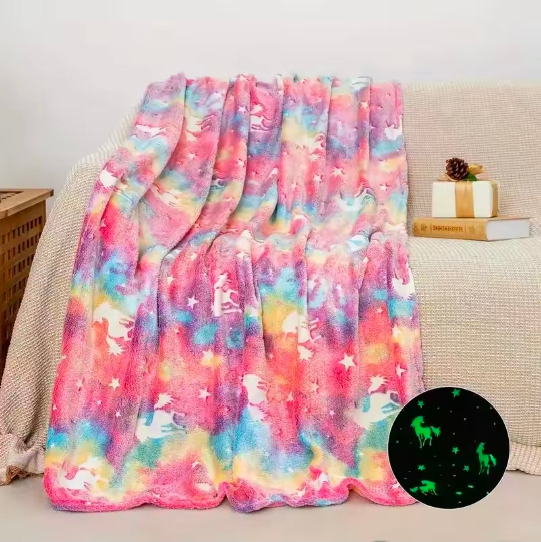 Hot Cartoon Luminous Blanket