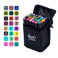 24 Colors Double Headed Marker Pen Set